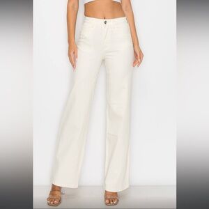 LVB The Rachel, High-waisted super stretch denim, Ivory, L